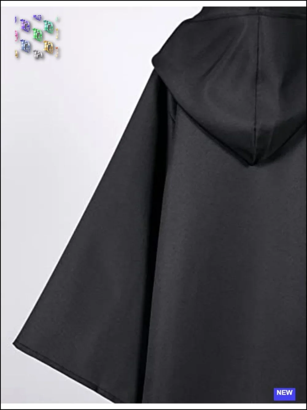 Kids Knight Costume Hooded Robe Cloak Cosplay 100% Polyester Halloween Dress Up